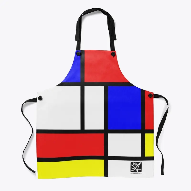 PIET MONDRIAN APRON